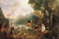 Watteau, Jean-Antoine - The Embarkation for Cythera